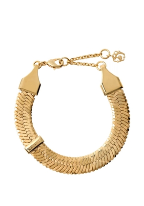 Burberry engraved Check bracelet - Gold