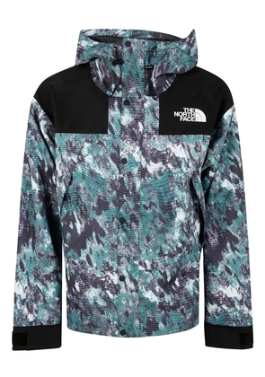 The North Face abstract-pattern print jacket - Blue