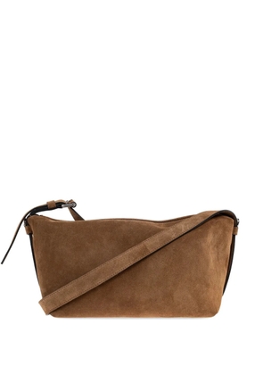 Moschino leather zip tote bag - Brown