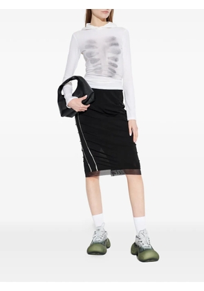 AVAVAV skeleton hooded top - White