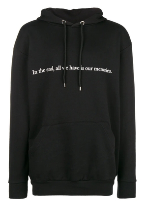 Throwback. Memories hoodie - Black