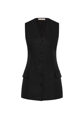 Faithfull the Brand Eloise vest - Black