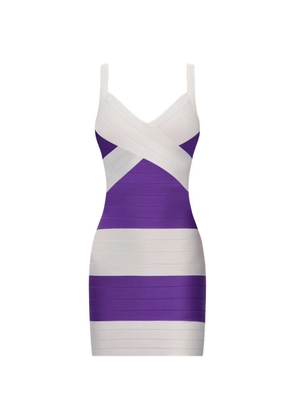 Herve Leger The VIP mini dress - Purple