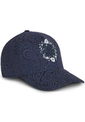 ETRO paisley-embroidered baseball cap - Blue
