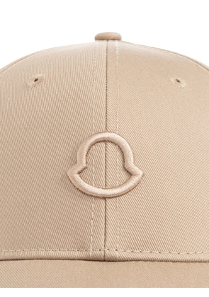 Moncler logo cap - Neutrals