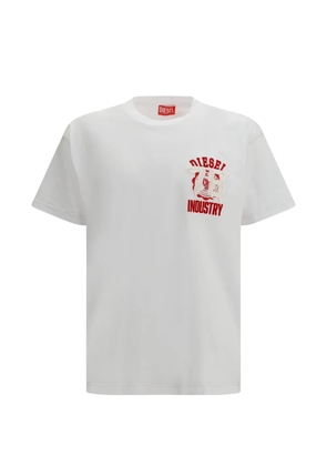Diesel T-Norm-V14 logo applique T-shirt - White