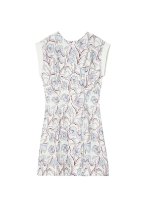 3.1 Phillip Lim floral tie back mini dress - White