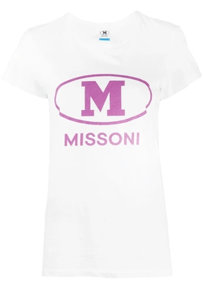 Missoni logo print T-shirt - White