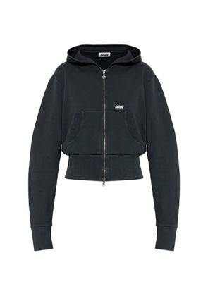 AVAVAV hooded zip knitwear - Black