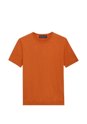 Brooks Brothers short-sleeve ribbed top - Orange