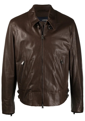 Lardini Anthony leather jacket - Brown
