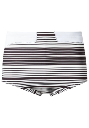 Amir Slama striped trunks - Black