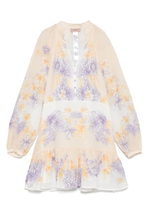 TWINSET floral-print cotton dress - Yellow