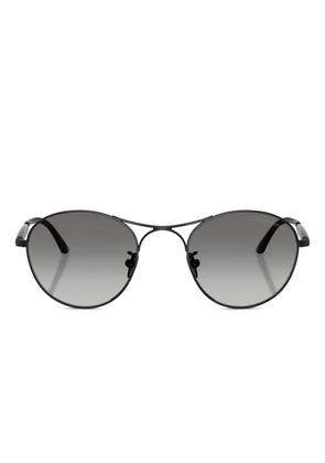 Giorgio Armani round-frame gradient sunglasses - Black