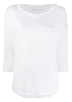 Majestic Filatures boxy fit T-shirt - White
