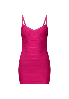 Herve Leger strap bandage dress - Pink