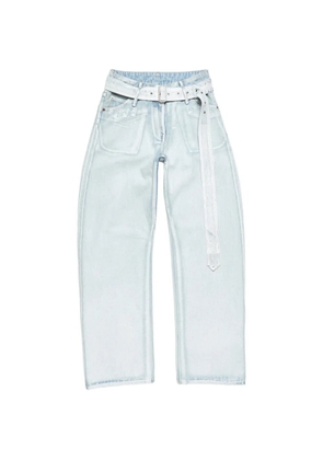 Acne Studios belted jeans - Blue