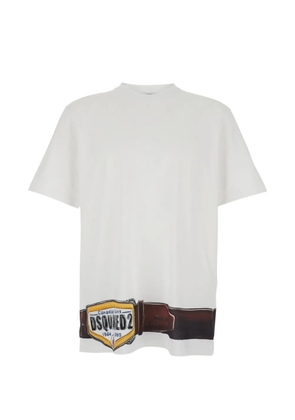 DSQUARED2 short-sleeve graphic-print T-shirt - White