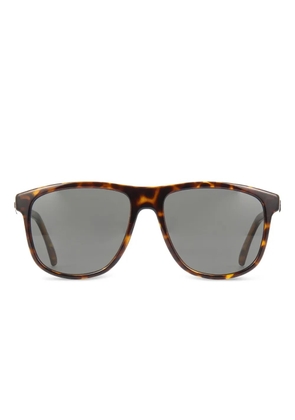 Saint Laurent Eyewear signature soft-square frame sunglasses - Brown