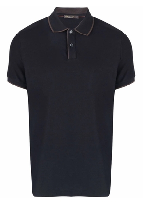 Loro Piana short-sleeved polo shirt - Blue