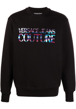 Versace Jeans Couture logo crew-neck sweatshirt - Black