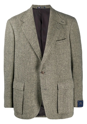 Polo Ralph Lauren herringbone single-breasted blazer - Brown