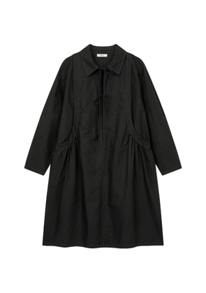 TOMBOY tie-detail loose-fit dress - Black