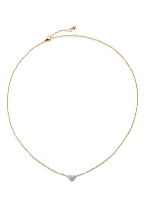 Monica Vinader 18kt yellow gold vermeil Heart diamond necklace