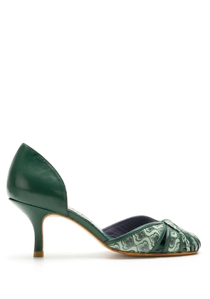 Sarah Chofakian leather Sarah pumps - Green