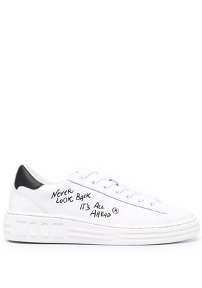 MSGM Never Look Back sneakers - White