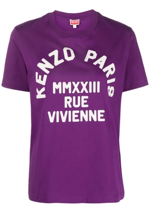 Kenzo logo-print T-shirt - Purple