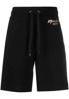 Moschino Swim cotton track shorts - Black