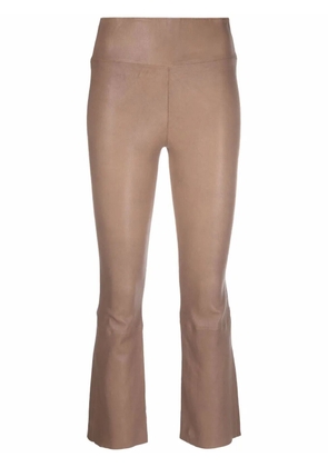 Sprwmn high-waist flare trousers - Neutrals