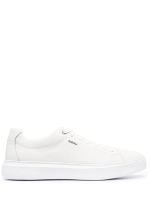 Geox leather low-top sneakers - White