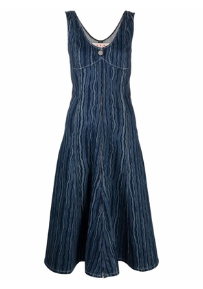 Marni sleeveless denim dress - Blue