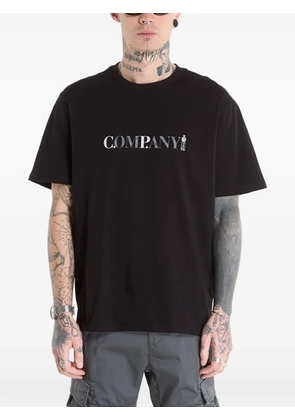 C.P. Company logo-print cotton T-shirt - Black