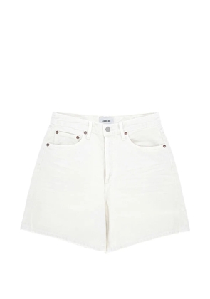 AGOLDE pocket cotton shorts - White
