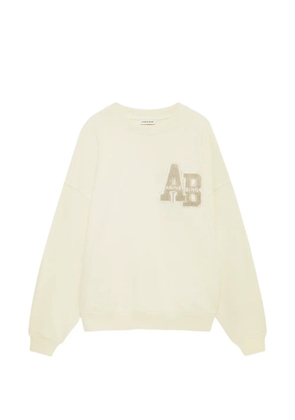 ANINE BING Miles letterman sweatshirt - Neutrals