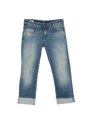 R13 cuffed straight jeans - Blue