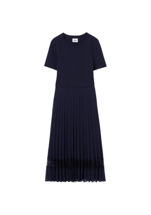 Claudie Pierlot panelled midi dress - Blue