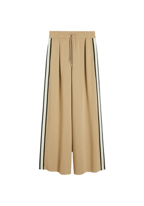 Weekend Max Mara side-stripe drawstring-waistband trousers - Brown