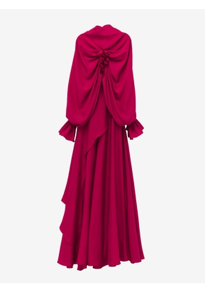 MCQUEEN - Draped Evening Dress - Item 844134QBABE6191