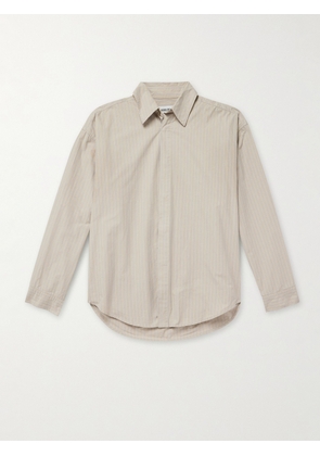 AGOLDE - Roy Striped Cotton Shirt - Men - Neutrals - XS