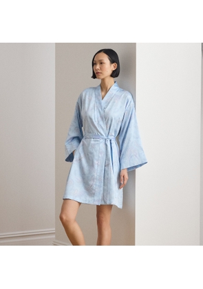 Paisley Satin Robe