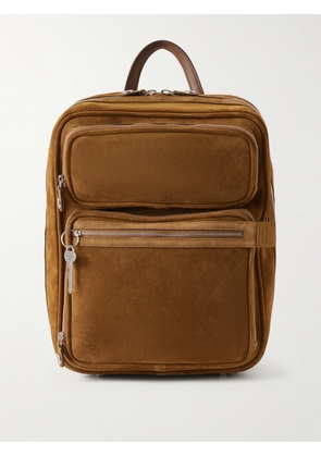 Acne Studios - Camero Gym Suede Backpack - Men - Brown