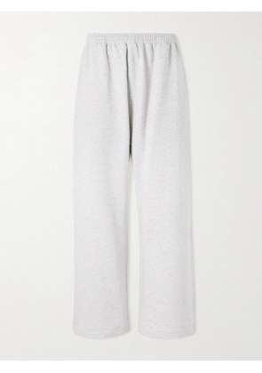 Acne Studios - Prowser Oversized Wide-Leg Cotton-Blend Jersey Sweatpants - Men - Gray - XS
