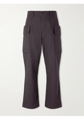 Margaret Howell - Straight-Leg Cotton-Twill Cargo Trousers - Men - Brown - S