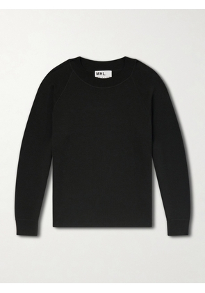 Margaret Howell - MHL. Merino Wool Sweatshirt - Men - Black - S