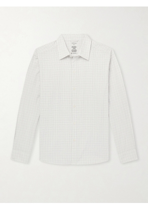 mfpen - Generous Checked Cotton-Poplin Shirt - Men - White - XS