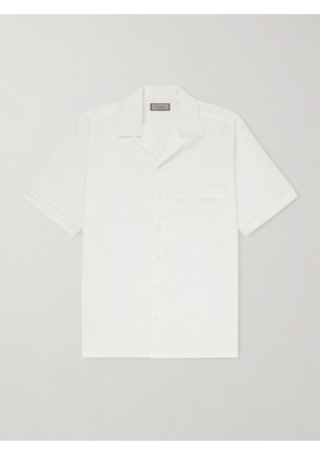 Canali - Camp-Collar Cotton Shirt - Men - White - S